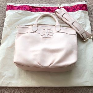Authentic Tory Burch light pink purse